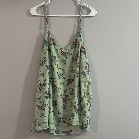 Torrid Mint Butterfly Print Camisole - Picture 3 of 3
